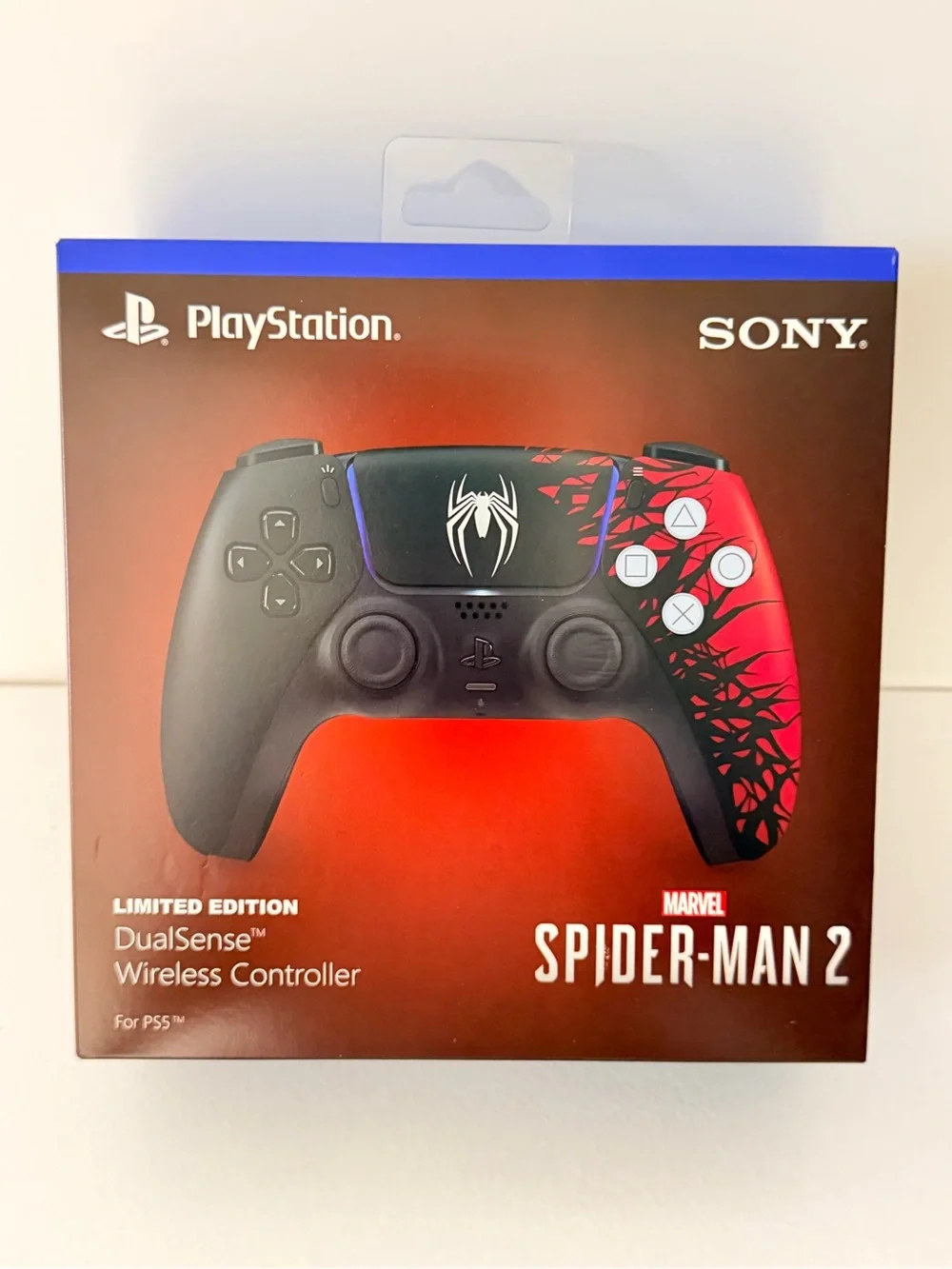 Spider-Man 2 Limited Edition PlayStation 5 / PS5 Sony DualSense Controller (NEW)